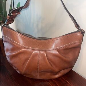 Coach Tan Leather Hobo Bag